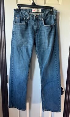 Levi's 505 Regular Straight Jeans Boys Size 16 Reg (28x28) Medium Wash Denim